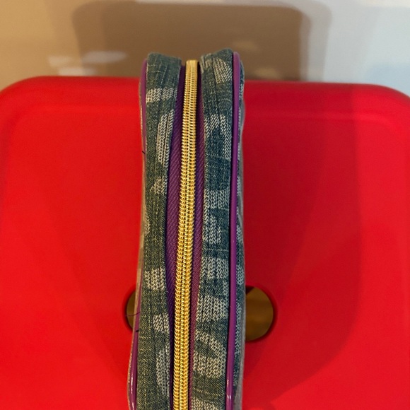 Victoria's Secret Blue and Purple Cosmetic Bag - Picture 3 of 7